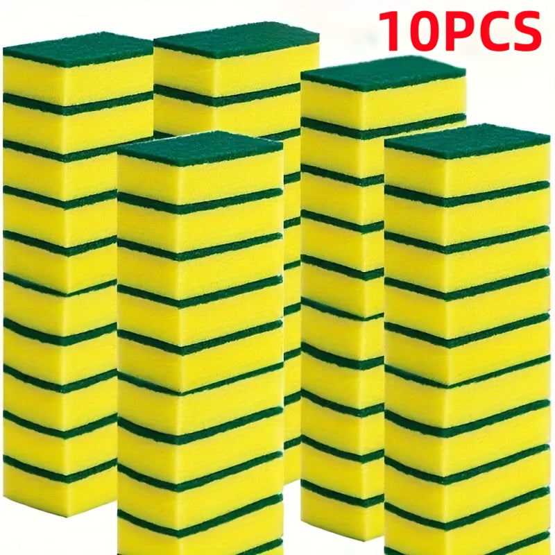 10/20/40 esponjas de limpieza de cocina, paños para lavar platos, esponjas de limpieza multifuncionales, paños de limpieza de doble cara para el hogar, esponjas para lavar platos de cocina de alta gama, esponjas antirayaduras duraderas, súper absorbentes