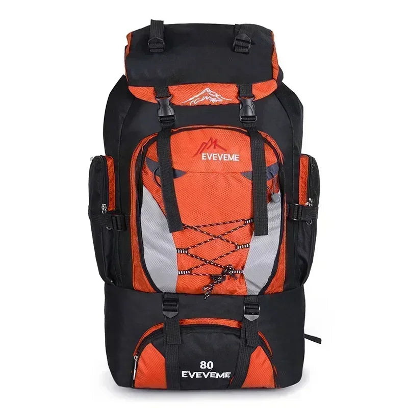 Mochila de 80L para acampar, senderismo, deportes al aire libre, viajes, impermeable, para hombre, escalada, montañismo, pesca