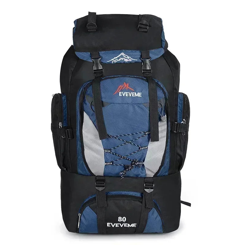 Mochila de 80L para acampar, senderismo, deportes al aire libre, viajes, impermeable, para hombre, escalada, montañismo, pesca