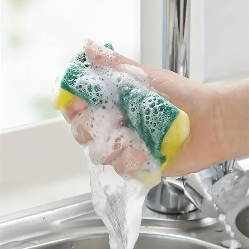 10/20/40 esponjas de limpieza de cocina, paños para lavar platos, esponjas de limpieza multifuncionales, paños de limpieza de doble cara para el hogar, esponjas para lavar platos de cocina de alta gama, esponjas antirayaduras duraderas, súper absorbentes