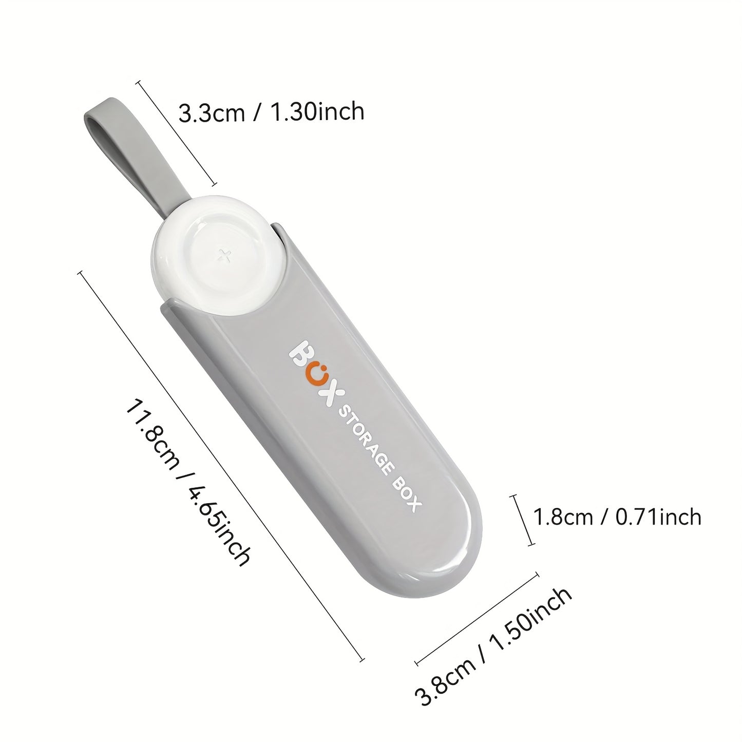 1 pastillero portátil para medicamentos y vitaminas, ideal para viajes.