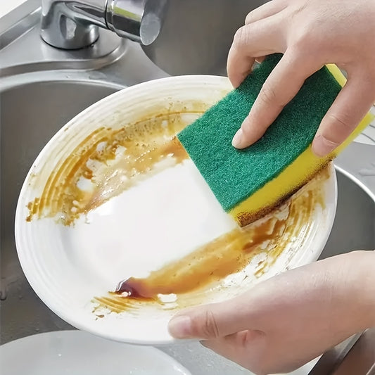10/20/40 esponjas de limpieza de cocina, paños para lavar platos, esponjas de limpieza multifuncionales, paños de limpieza de doble cara para el hogar, esponjas para lavar platos de cocina de alta gama, esponjas antirayaduras duraderas, súper absorbentes